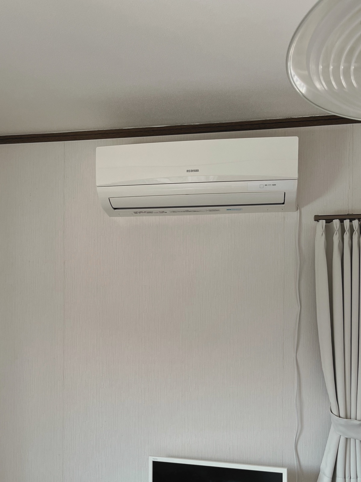 エアコン室内機のビフォー写真